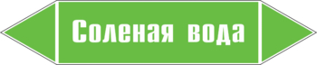 Маркировка трубопровода "соленая вода" (пленка, 126х26 мм) - Маркировка трубопроводов - Маркировки трубопроводов "ВОДА" - Магазин охраны труда ИЗО Стиль