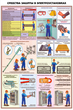 ПС29 средства защиты в электроустановках (ламинированная бумага, a2, 3 листа) - Охрана труда на строительных площадках - Плакаты для строительства - Магазин охраны труда ИЗО Стиль
